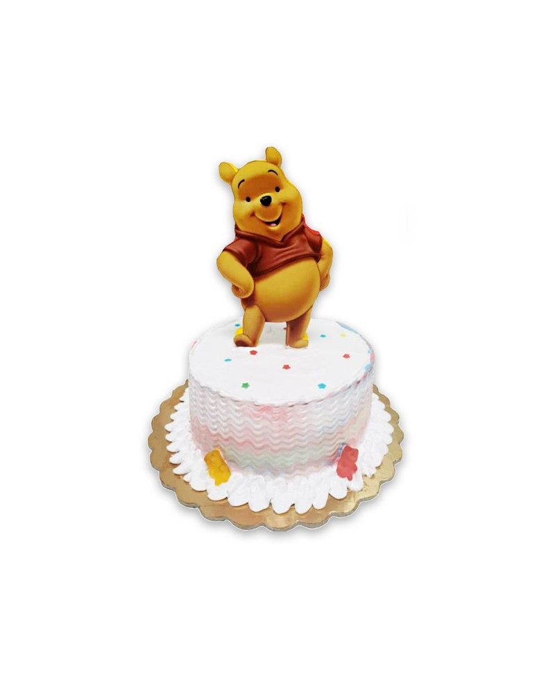 Cake con personajes de Winnie Poo 6 comensales | MallHabana