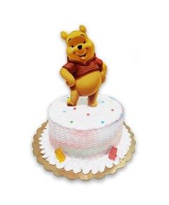 Cake con personajes de Winnie Poo 6 comensales | MallHabana