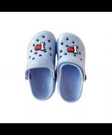 Chancletas estilo crocs (azules) | MallHabana