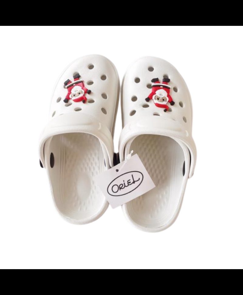 Chancletas estilo crocs (blanco) | MallHabana