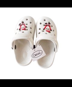 Chancletas estilo crocs (blanco) | MallHabana