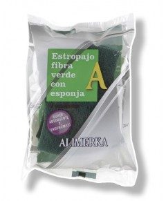 Estropajo con fibra  verde ALIMERKA | MallHabana