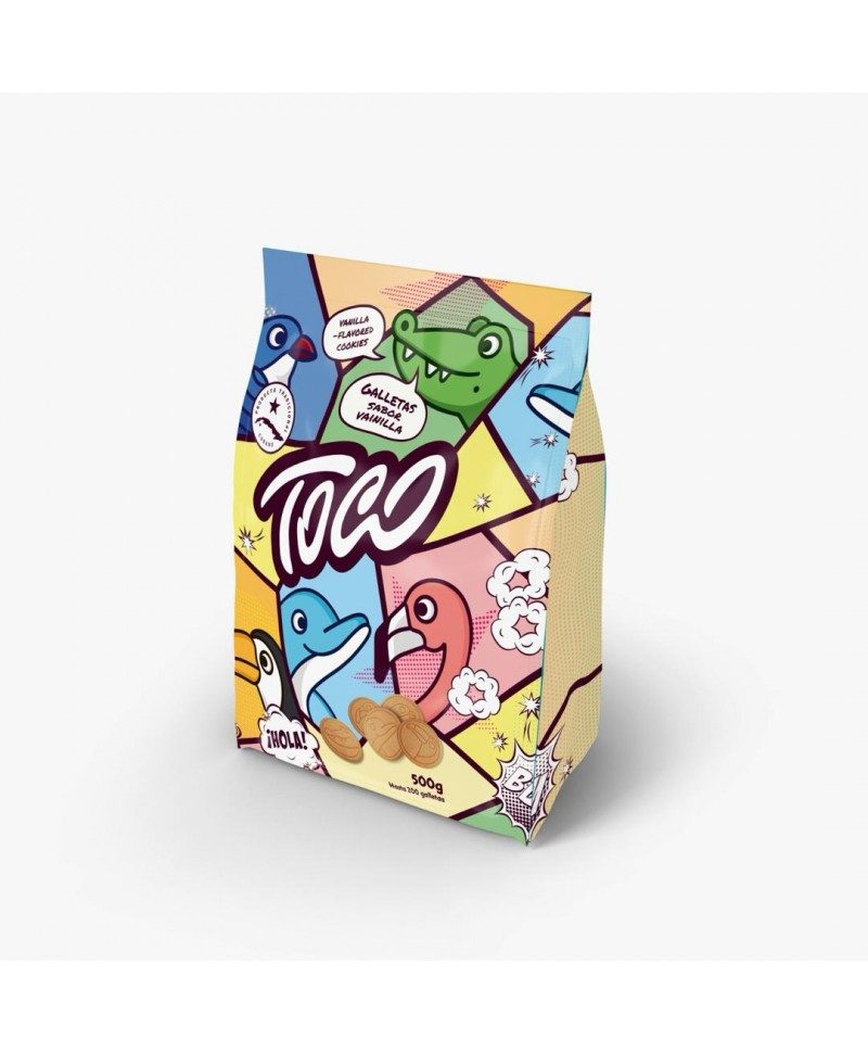 Galletas sabor vainilla 500gr - TOCO Galletas sabor vainilla 500gr - TOCO
