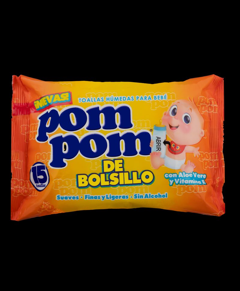 Toallas húmedas de bolsillo 15u POM POM | MallHabana