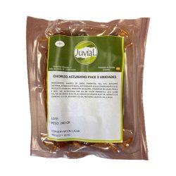 Chorizo Asturiano paq 3u 240 gr JUVIAL| MallHabana