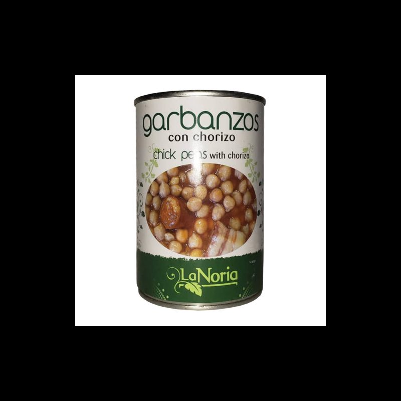 Garbanzos con chorizo 500gr LA NORIA | MallHabana