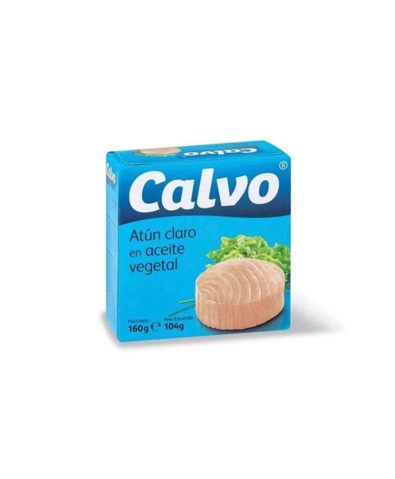 Atún en aceite de vegetal 160gr CALVO | Envíos a Cuba