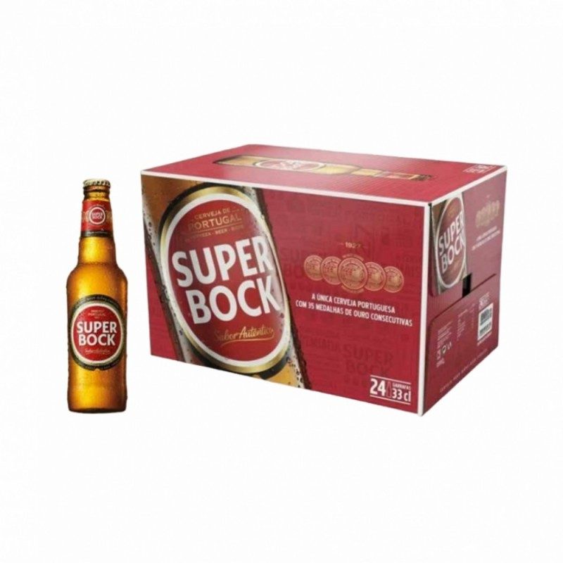 Cerveza Super Bock caja 24u (botella) | Envíos a Cuba