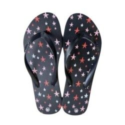 Chancletas de mujer (negras con estrellas) | Mallhabana