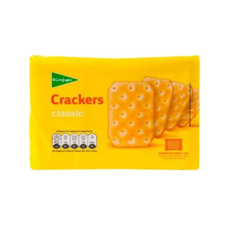 Crackers clásica 3x100g paquete 300 g EL CORTE INGLÉS| Envíos a Cuba con MallHabana Crackers clásica 3x100g paquete 300 g EL CORTE INGLÉS| Envíos a Cuba con MallHabana