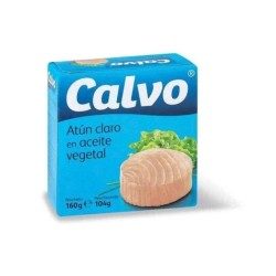 Atún en aceite de vegetal 160gr CALVO | Envíos a Cuba