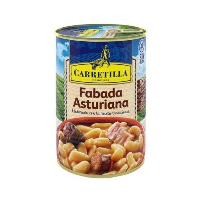Lata de fabada asturiana 435gr CARRETILLA | MallHabana