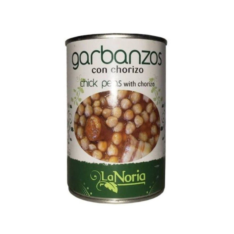 Garbanzos con chorizo 500gr LA NORIA | MallHabana