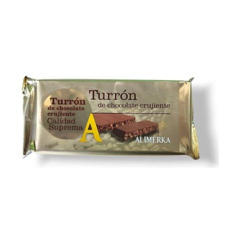 Turrón chocolate crujiente 250gr ALIMERKA | Envíos a Cuba Turrón chocolate crujiente 250gr ALIMERKA | Envíos a Cuba
