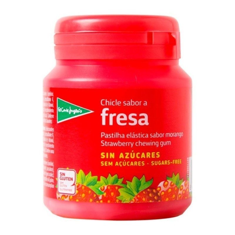 Chicles de fresa 70gr EL CORTE INGLÉS | MallHabana Chicles de fresa 70gr EL CORTE INGLÉS | MallHabana