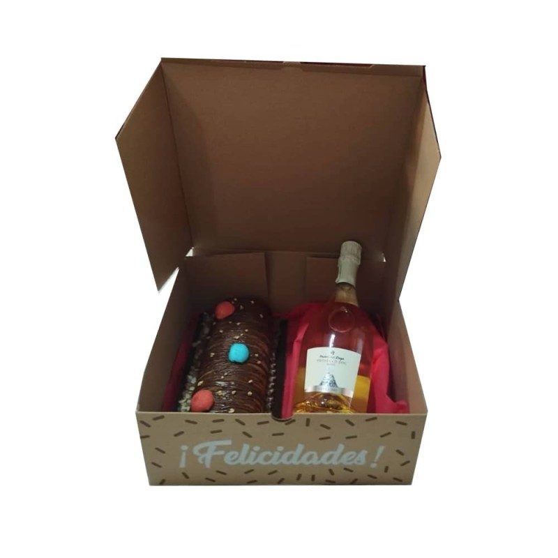 Caja para papá: cake + vino prosecco | Envíos a Cuba Mallhabana Caja para papá: cake + vino prosecco | Envíos a Cuba Mallhabana