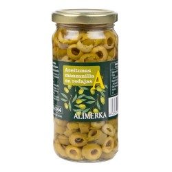 Aceitunas manzanilla en rodajas 230g | Envíos a Cuba MallHabana