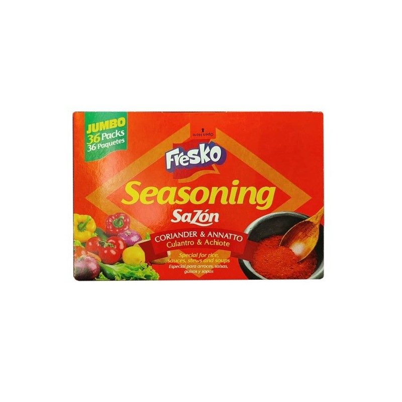 Sazón Fresko 36 pqtes culantro achiote | MallHabana | Supermercado Online: Envíos y Entregas a Cuba