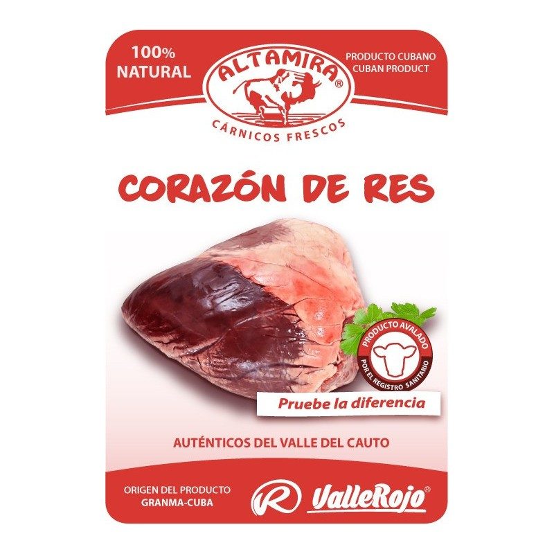 Corazón de res 0.8-1kg | MallHabana Corazón de res 0.8-1kg | MallHabana