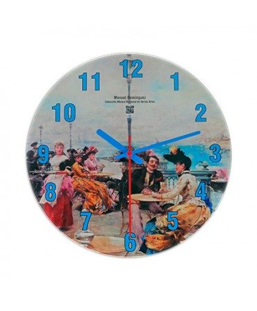 Reloj de pared redondo 10" Manuel Domínguez  | MallHabana