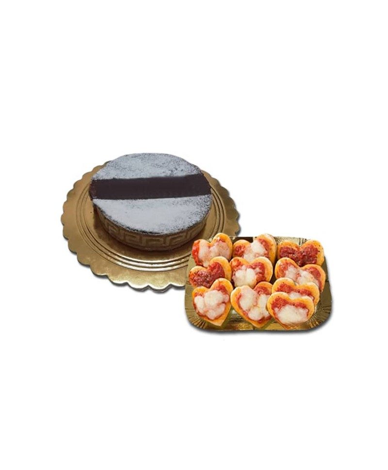 Compartir tarta y mini pizzas 8 comensales | MallHabana