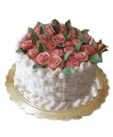 Cake cesta de flores 12 comensales | MallHabana